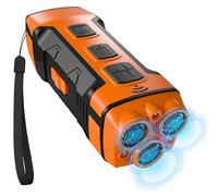 BlazeTech Dispositifs anti-aboiements pour chien, appareils anti-aboiements à ultrasons avec 3 émetteurs soniques, portée jusqu'à 10 m de long et contrôle des aboiements rechargeables, sans danger