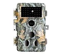 BLAZEVIDEO Caméra de Chasse Caméra de la Faune 48MP 1296P H.264 MP4 Video avec Vision Nocturne Activée par Le Mouvement, IP66 Étanche