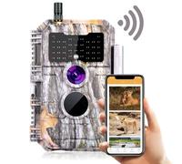 BLAZEVIDEO Caméra de Chasse WiFi sans Fil Bluetooth App, 48MP Camera Chasse Vidéo 2304 x 1296P H.264 MP4/MOV avec Vision Nocturne et Mouvement Activés