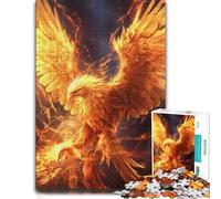 Blazing Phoenix Puzzle Adulte 1000pcs (38x26cm) Idée Cadeau | Activité puzzle papier le w nd, pour se détendre.