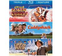 Blazing Saddles / Caddyshack / National Lampoon S European Vacation (Triple Feature) [Blu Ray]