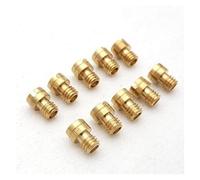 BLBNEZBZTY 10 Pièces M4 Gicleur Principal 4 Mm pour Carburateur pour Cvk24-26 Pz19 Buse D'Injecteur À Tête Ronde pour De Scooter Gy6 50Cc 139Qmb Carburateur pour Moto