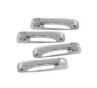 BLBNEZBZTY avant gauche Ensemble De Poignées De Porte De Voiture Pour 1500 2500 3500 4500 5500 2009-2018, Garniture De Poignée De Porte En Plastique Argenté