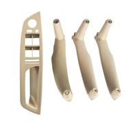 BLBNEZBZTY Ensemble De Poignées De Porte Intérieures Pour BMW X5/X6/E70/E71/E72 2007-2013, Conduite À Gauche Et À Droite Bandegarniturepoignéeporte Intérieure(RHD Beige 4pcs)