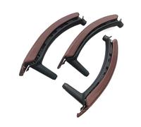 BLBNEZBZTY Ensemble De Poignées Porte Intérieures Avec Revêtement En Cuir Pour BMW X5/X6 (E70/E71/E72, 2007-2014, Conduite À Gauche Et Droite) Bandegarniturepoignéeporte Intérieure( Lhd Red Brown)