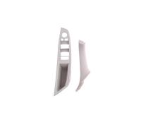 BLBNEZBZTY Ensemble de poignées porte intérieures rechange avec garniture panneau d'accoudoir Pour BMW Série 5 F10 F11 F18 520i-535i 2010-2017 Bandegarniturepoignéeporte Intérieure