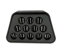 BLBNEZBZTY Feu De Freinage Arrière À 12 LED Antibrouillard, Troisième Feux Jour Noir Universel Style Triangle F1 Sport Feux arrière