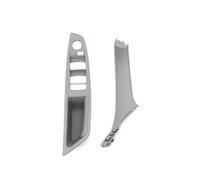BLBNEZBZTY Garnitures De Rechange Pour BMW F10/F11/F18 520/523/525/528, Poignées Porte Intérieures Et Extérieures (2/7 Pièces) Bandegarniturepoignéeporte Intérieure( Grey)