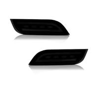 BLBNEZBZTY Lentille Rouge/fumée Pour Subaru Pour Impreza Pour WRX Pour STi Pour XV Pour Crosstrek Réflecteurs Pare-chocs À LED Rouges Feux Arrière Freinage/arrière Feux arrière(Smoked Lens)