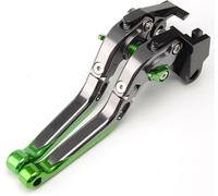 BLBNEZBZTY Levier d'embrayage Pour Enfield Hunter Pour 350 2022 2023 Leviers De Frein Et D'Embrayage Pour Moto Extensibles Pliables RéGlables Levier de frein(Green)