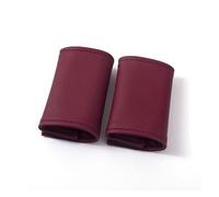 BLBNEZBZTY Lot de 2 housses de protection en cuir PU pour poignée de porte intérieure de voiture, accessoires de style Bandegarniturepoignéeporte Intérieure( U)
