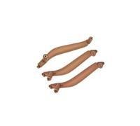 BLBNEZBZTY Lot de 3 panneaux poignée porte intérieure voiture Pour BMW X5 X6 F15 F16 F85 F86 Bandegarniturepoignéeporte Intérieure( Lhd Brown)