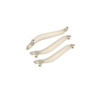 BLBNEZBZTY Lot de 3 panneaux poignée porte intérieure voiture Pour BMW X5 X6 F15 F16 F85 F86 Bandegarniturepoignéeporte Intérieure( Rhd Oyster)