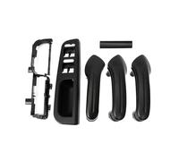 BLBNEZBZTY Poignée de porte intérieure Pour Avant gauche Pour Vw Pour Bora, Pour Golf MK4 et Pour Jetta (1999-2007, conduite à gauche) Bandegarniturepoignéeporte Intérieure(4door 6pcs)