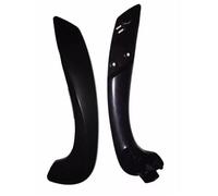 BLBNEZBZTY Poignées De Porte Intérieures Pour Fluence, Megane 3, Laguna 3, Latitu - Ensemble De Poignées De Porte Avant Droite Et Gauche Noir Brillant Bandegarniturepoignéeporte Intérieure( Right)