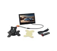 BLBNEZBZTY Pommeau de levier de vitesse pour voiture Moniteur Voiture LCD TFT 7 Pouces Caméra Recul Moniteur D'appui-tête Lecteur DVD Magnétoscope, Télécommande, Support Rotatif Kit Caméra Recul