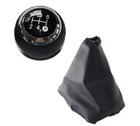 BLBNEZBZTY Pommeau de levier de vitesse pour voiture Pour TOYOTA Pour AURIS 2007 2008 2009 2010 2011 5/6 vitesses pommeau levier vitesse voiture levier guêtre couvercle démarrage( 5 Speed Black Set)