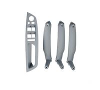 BLBNEZBZTY Pour BMW X5 X6 E70 E71 2007-2014 : Garniture de poignée porte intérieure et d'accoudoir côté conducteur Pour Avant gauche (LHD) Bandegarniturepoignéeporte Intérieure(Gray 4 Pcs)