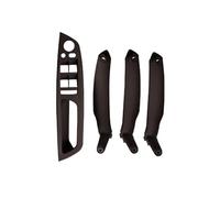 BLBNEZBZTY Pour BMW X5 X6 E70 E71 2007-2014 : Garniture de poignée porte intérieure et d'accoudoir côté conducteur Pour Avant gauche (LHD) Bandegarniturepoignéeporte Intérieure(Brown 4 Pcs)