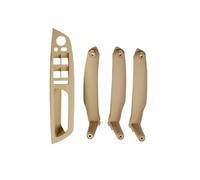 BLBNEZBZTY Pour BMW X5 X6 E70 E71 2007-2014 : Garniture de poignée porte intérieure et d'accoudoir côté conducteur Pour Avant gauche (LHD) Bandegarniturepoignéeporte Intérieure(Beige 4 Pcs)