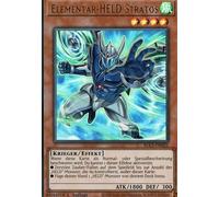 BLC1-DE022 - Elementar-HELD Stratos - Ultra Rare - 1ère édition - Allemand - Battles of Legends : Chapter 1 - Avec protection d'expédition MZTCG Yugioh