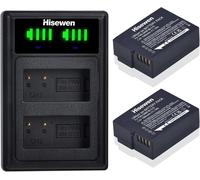 BLC12 Battery and Charger for Panasonic Lumix G85 G7 DC-FZ1000 II DC-G95 DMC-G85 DMC-GH2 DMC-G5 DMC-G6K DMC-G7 DMC-GX8 DMC-FZ200 DMC-FZ300 DMC-FZ1000