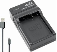 (BLC12) Ultra Slim USB Charger for Panasonic DMW-BLC12 Batteries for Panasonic Devices (Listed Below) PANASONIC LUMIX DMC