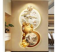 BLCKTIGR 3D LED décoration Murale, Décoration Murale rétroéclairée, Installation Facile & Économiseur d'énergie | Moderne pour Salon, Chambre, Bureau, entrée(C,50 * 100/19.69 * 39.37in)