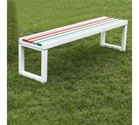 BLCKTIGR Banc de Jardin avec Dossier, Banc métallique résistant aux intempéries pour terrasse, véranda et Cour, siège Solide pour Usage privé et Public(C,150cm/59in)