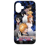Bleach Character Collage with Show Logo Anime Coque pour iPhone 16