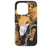 Bleach Ichigo Hollow Mask Splatter Graffiti Anime Coque pour iPhone 15 Pro