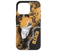 Bleach Ichigo Hollow Mask Splatter Graffiti Anime Coque pour iPhone 16 Pro