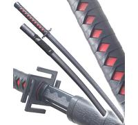 Bleach Katana Noir Polypropylene Bankai Ichigo Sabre Entrainement Combat + Fourreau ABS