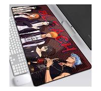 Bleach Kurosaki Ichigo Speed Gaming Mouse Pad,XXL Anime Mouse Mat,800x300mm, Extra Large Mousepad with Non-Slip Rubber Base,3mm Stitched Edges,for Computer PC,F
