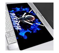 bleach Kurosaki Ichigo Tapis de Souris Gaming XXL, 900x400mm, Anime Mouse Pad - Surface spéciale améliore la Vitesse et la précision, 3mm Base en Caoutchouc Antidérapant Surface-pour Ordinateur et PC, D