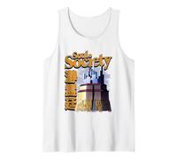 Bleach Seireitei Soul Society Cityscape with Kanji Anime Débardeur