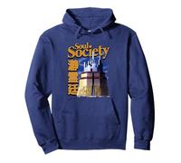 Bleach Seireitei Soul Society Cityscape with Kanji Anime Sweat à Capuche