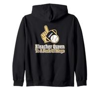 Bleacher Queen à Une mère de Baseball de la Meute de Kings Sweat à Capuche