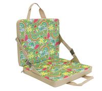 Bleachers Chaise de stade - Tapis de camping en plein air, siège de pêche imperméable | Siège de blanchiment pliable léger avec dossier, siège de blanchisseur de stade pour événements sportifs,