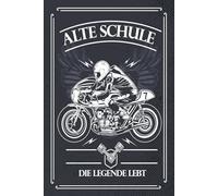 Blechschild 20x30 cm Motorrad Alte Schule Die Legende Lebt