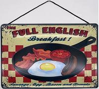 Blechschild Avec cordon 30 x 20 cm The Full English Breakfast ! - Blechemma