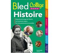 BLED Collège Histoire - Antoine Auger - Hachette Education - broché - Scolaire / Universitaire