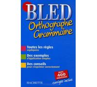 Bled Orthographe-Grammaire