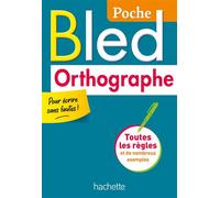 Bled Poche Orthographe - Daniel Berlion - Hachette Education - broché - Méthode de langue