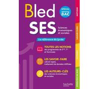 Bled Ses Sciences Économiques Et Sociales Spécial Nouveau Bac - Edition 2020