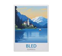 Bled Slovenia，Jigsaws Puzzles 1000 Pieces Classic Jigsaws Educational Games Toys，Best Gift for Adults and Kids（50x70cm）-EG50