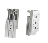 BLEDD Vérin pneumatique à glissière sur Rail de Type SMC MXS12-10A MXS12-20AS 12-30AT MXS12-40A 12-50AS MXS12L-10AT MXS12L-20A MXS12L-30AS 40A (Color : MXS12L-50, Size : BS)