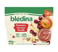 Blédina 4 Coupelles Pommes Cerises Vanille dès 8 mois