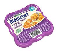 Bledina Blédichef Etuvée de Butternut Carottes et Bolghour Dès 15 Mois, 250g