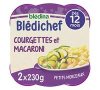 Blédina Bledichef Fondue de Courgettes/Petits Macaroni Dès 12 Mois 460 g